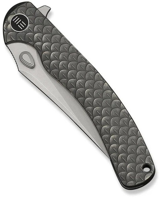 Нож складной туристический Weknife Dracarys 9.1 см Böhler M390 / 6AL4V Серый (WE25061B-1) - Фото 6 Нож складной туристический Weknife Dracarys 9.1 см Böhler M390 / 6AL4V Серый (WE25061B-1) - изображение 6