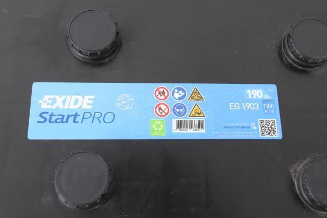 Аккумуляторная батарея 190Ah/1100A (513x223x223/+L/B00) StartPro EG1903 , Exide - изображение 2