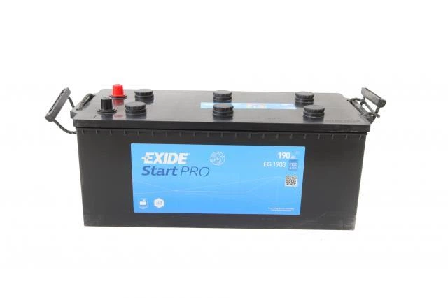 Аккумуляторная батарея 190Ah/1100A (513x223x223/+L/B00) StartPro EG1903 , Exide - изображение 6