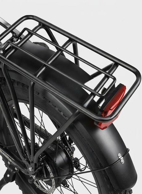 Велосипед електричний потужний складний електро фетбайк для дорослих fatbike з фарою корзиною та крилами жіночий чоловічий електровелосипед з широкими колесами для міста села Shimano на акумуляторі 750W 48V 13Ah LOTDM20 SAMEBIKE Чорний глянсовий 73889 - Фото 12 Велосипед електричний потужний складний електро фетбайк для дорослих fatbike з фарою корзиною та крилами жіночий чоловічий електровелосипед з широкими колесами для міста села Shimano на акумуляторі 750W 48V 13Ah LOTDM20 SAMEBIKE Чорний глянсовий 73889 - зображення 12