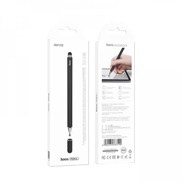 Стилус Hoco GM103 Active Stylus Pen для iPad, планшетов и смартфонов, сенсорное перо для рисования, письма и записей - Фото 4 Стилус Hoco GM103 Active Stylus Pen для iPad, планшетов и смартфонов, сенсорное перо для рисования, письма и записей - изображение 4