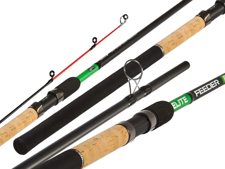 Фідерне вудилище Salmo Elite FEEDER 100 середньошвидке 3.90 м вуглеволокно - зображення 6