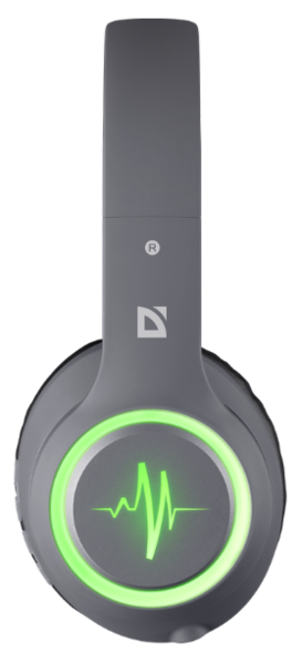 Навушники Defender FreeMotion B571 Bluetooth LED Gray (63571) - зображення 4