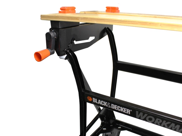 Верстак BLACK+DECKER WM536 складной столярный до 250 кг высота 795мм зажим 136х610мм (44192) - Фото 2 Верстак BLACK+DECKER WM536 складной столярный до 250 кг высота 795мм зажим 136х610мм (44192) - изображение 2