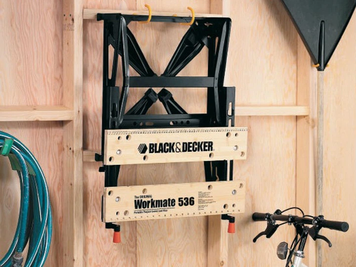 Верстак BLACK+DECKER WM536 складной столярный до 250 кг высота 795мм зажим 136х610мм (44192) - Фото 4 Верстак BLACK+DECKER WM536 складной столярный до 250 кг высота 795мм зажим 136х610мм (44192) - изображение 4