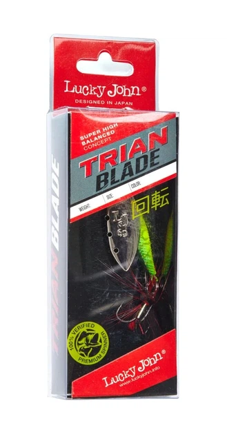 Блесна вращающаяся Lucky John Trian Blade Long 12 г латунь цвет 008 - Фото 2 Блесна вращающаяся Lucky John Trian Blade Long 12 г латунь цвет 008 - изображение 2