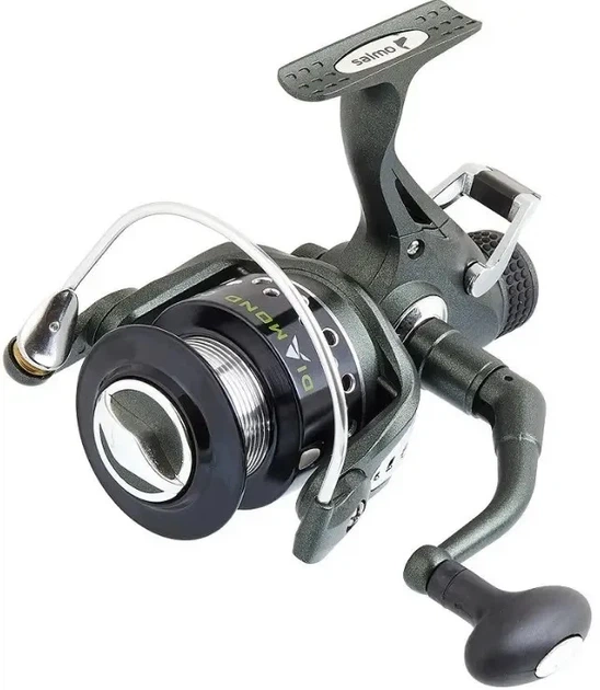 Катушка безінерційна Salmo DIAMOND CARP 5 з бейтранером карбопласт чорна - Фото 2 Катушка безінерційна Salmo DIAMOND CARP 5 з бейтранером карбопласт чорна - зображення 2
