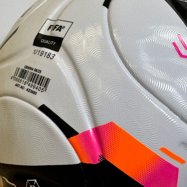 Футбольный мяч Adidas Conext 26 League бесшовный PU 4 бело-черно-оранжевый - изображение 5