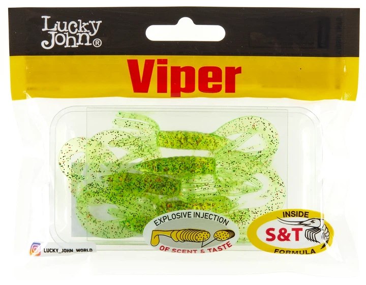 Твистер Lucky John Viper 2in 5 см S15 Мягкая приманка - Фото 3 Твистер Lucky John Viper 2in 5 см S15 Мягкая приманка - изображение 3