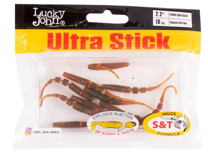 Съедобные искусственные слаги LJ Pro Series Ultra Stick 2,2in эластичный материал цвет 085 - изображение 3