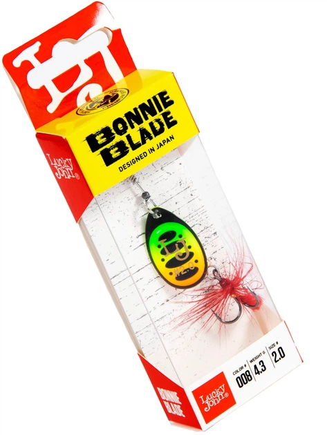 Блесна вращающаяся Lucky John Bonnie Blade 2 4,3 г латунь цвет 008 - Фото 3 Блесна вращающаяся Lucky John Bonnie Blade 2 4,3 г латунь цвет 008 - изображение 3