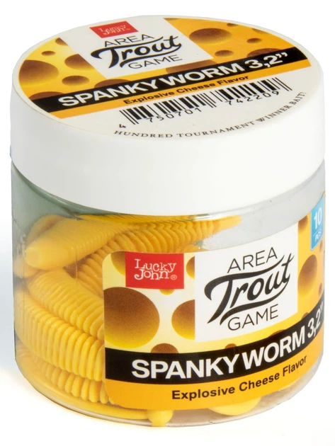 Съедобные искусственные слаги SPANKY WORM 3,2in пластик с аттрактантом 101 10 шт (набор 10 шт) - изображение 3