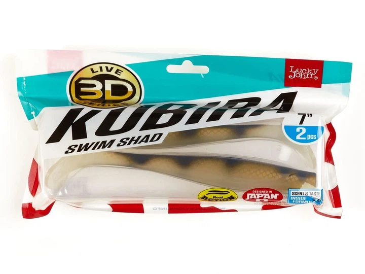 Виброхвост KUBIRA SWIM SHAD 7,0in PG28 Пластик 17,50 см 2 шт (набор 2 шт) - Фото 3 Виброхвост KUBIRA SWIM SHAD 7,0in PG28 Пластик 17,50 см 2 шт (набор 2 шт) - изображение 3