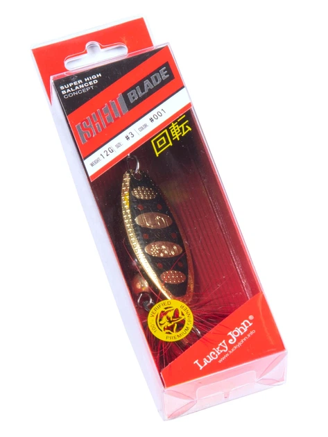 Блесна вращающаяся Lucky John SHELT BLADE 12,0 г латунь 001 - Фото 3 Блесна вращающаяся Lucky John SHELT BLADE 12,0 г латунь 001 - изображение 3