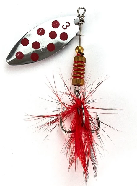 Обертающая блесна Lucky John SPIN X LONG 03 6,0 г металл SR - изображение 2