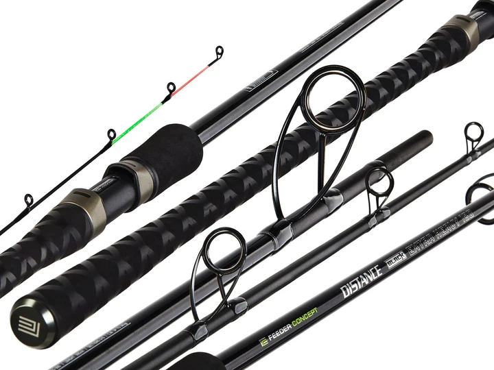 Фідерне вудилище Feeder Concept Distance BLACK EXTRA HEAVY 3.90 м углеволокно HMC 334 г - Фото 8 Фідерне вудилище Feeder Concept Distance BLACK EXTRA HEAVY 3.90 м углеволокно HMC 334 г - зображення 8