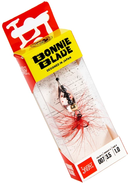 Блесна оберталка Lucky John Bonnie Blade 1 3,5 г латунь цвет 007 - Фото 4 Блесна оберталка Lucky John Bonnie Blade 1 3,5 г латунь цвет 007 - изображение 4