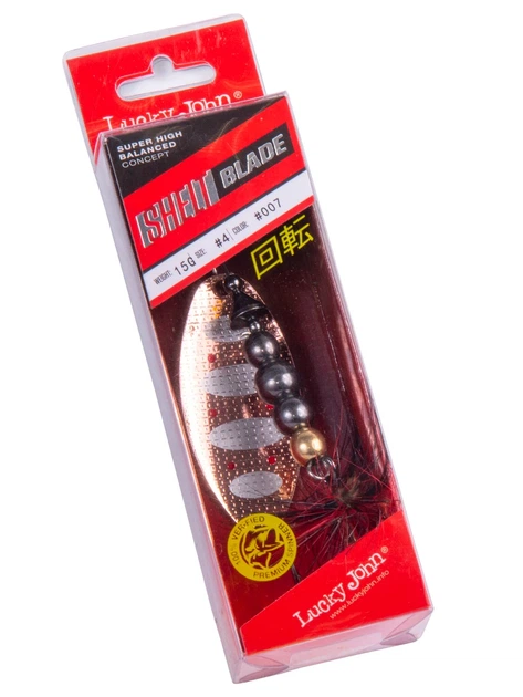 Блесна вращающаяся Lucky John SHELT BLADE 15 г латунь 007 - Фото 3 Блесна вращающаяся Lucky John SHELT BLADE 15 г латунь 007 - изображение 3