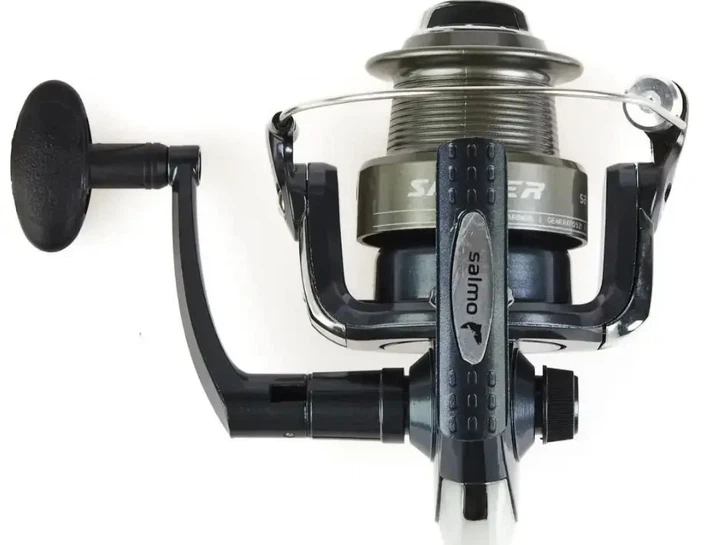 Котушка безінерційна Salmo Sniper FEEDER 5000FD/2250FD чорна - Фото 6 Котушка безінерційна Salmo Sniper FEEDER 5000FD/2250FD чорна - зображення 6