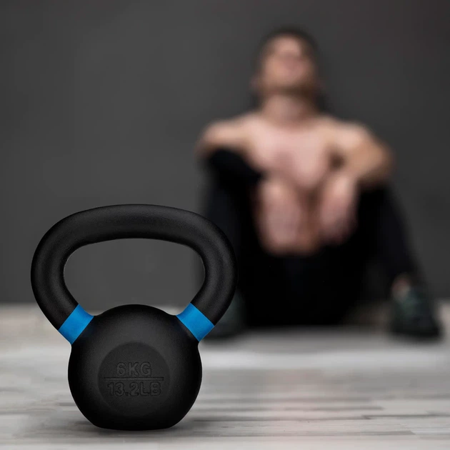 Гиря Gymtek G-42587 чавунна 6 кг Чорна (5905884425879) - Фото 12 Гиря Gymtek G-42587 чавунна 6 кг Чорна (5905884425879) - зображення 12