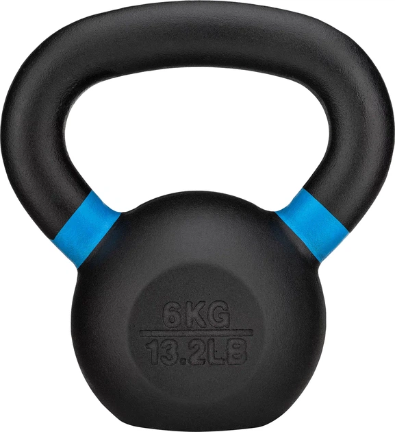 Гиря Gymtek G-42587 чавунна 6 кг Чорна (5905884425879) - Фото 1 Гиря Gymtek G-42587 чавунна 6 кг Чорна (5905884425879) - зображення 1