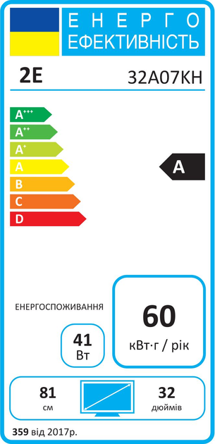 Телевизор 2E-32A07KH 32" HD Google TV LED, черный(DL_F913D1A94506) - изображение 5