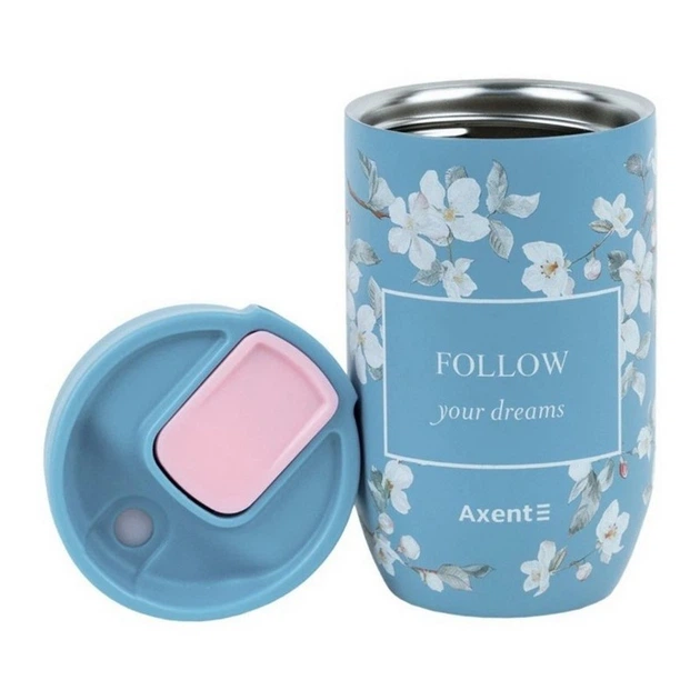 Термокружка Axent Gentle Blossom, 350 мл (8721-9-A) - Фото 3 Термокружка Axent Gentle Blossom, 350 мл (8721-9-A) - изображение 3