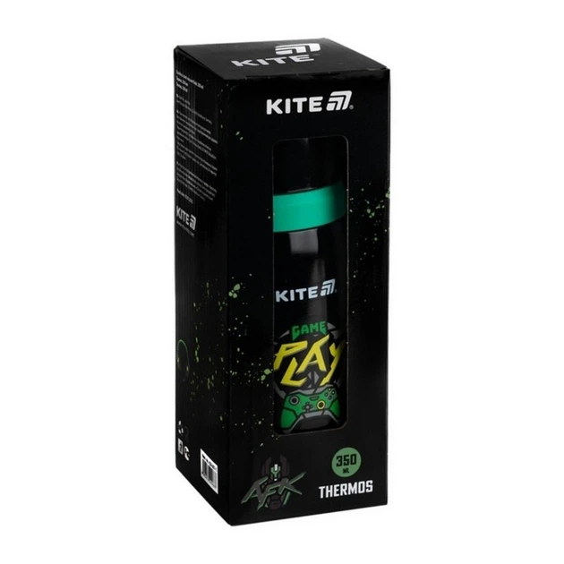 Термос Kite Cyber, 350 мл, черный (K25-301-1) - изображение 4