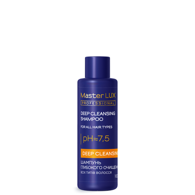 Шампунь для глибокої очистки волосся DEEP CLEANSING Master LUX 100 мл (3113643394) - Фото 1 Шампунь для глибокої очистки волосся DEEP CLEANSING Master LUX 100 мл (3113643394) - изображение 1