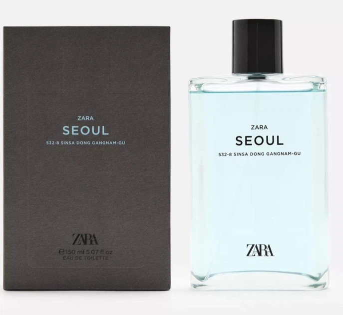 Парфумована вода для чоловіків Zara Seoul 150 мл - Фото 1 Парфумована вода для чоловіків Zara Seoul 150 мл - зображення 1