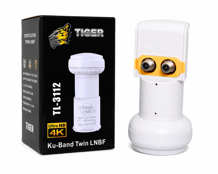 Конвертор супутниковий Tiger TL-3112 Twin LNB, 2 виходи - изображение 2