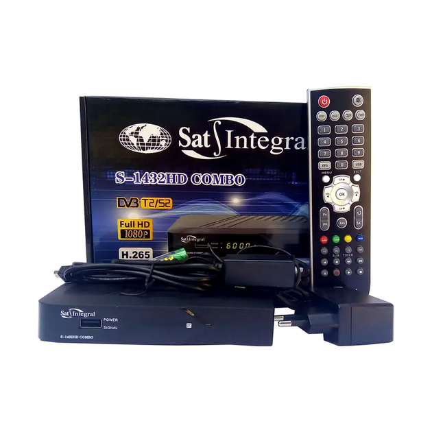 Супутниковий комбінований тюнер Sat-Integral S-1432 HD COMBO - изображение 3