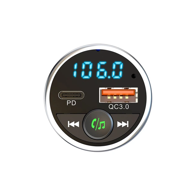 FM-трансміттер Aspiring Wave 5 Metal case 48W WV654712 - зображення 3