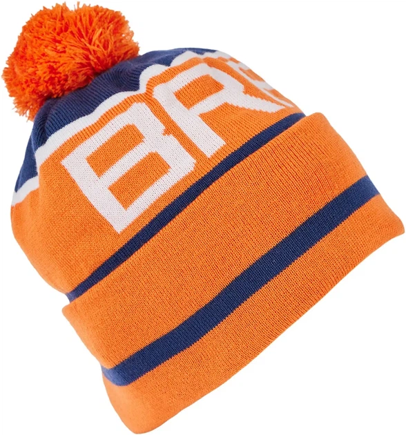 Шапка Brain с помпоном 60 Blue/Orange - изображение 3