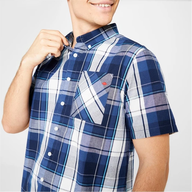 Рубашка Lee Cooper в клетку из Англии - размер 2XL - Фото 4 Рубашка Lee Cooper в клетку из Англии - размер 2XL - изображение 4