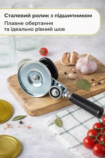 Ключ для консервации Продмаш автомат МЗА-П Люкс с подшипником Машинка закаточная Ключ для закатки банок Машинка для консервации - изображение 3