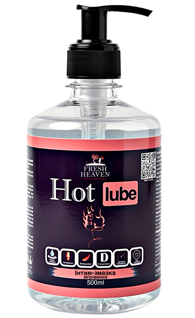 Интим-смазка согревающая Fresh Heaven Hot Lube 500ml (Home версия) - Фото 1 Интим-смазка согревающая Fresh Heaven Hot Lube 500ml (Home версия) - изображение 1