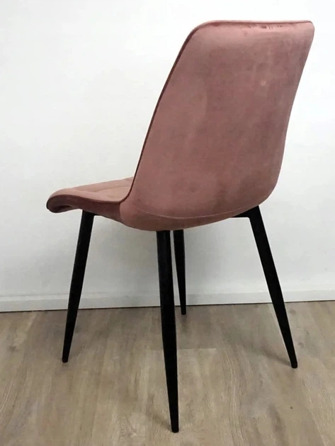 Стул в гостиную/кухню Chic Velvet Signal черный/античная роза (металл/ткань BLUVEL 52) (CHICVCRA52) - изображение 7