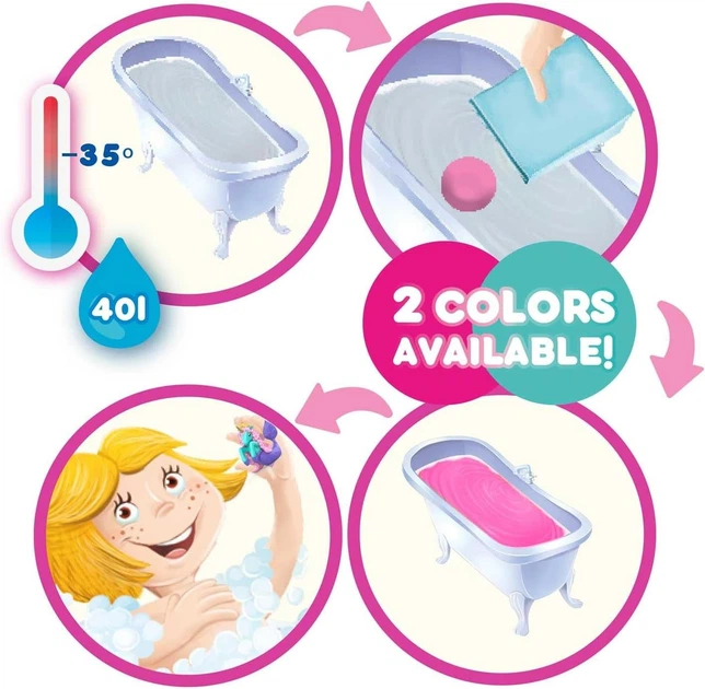 Бомбочка для ванны Craze INKEE Glittery Mermaid Bath Bomb + Surprise с ароматом сладкой ваты, сюрпризом и миндальным маслом. - Фото 8 Бомбочка для ванны Craze INKEE Glittery Mermaid Bath Bomb + Surprise с ароматом сладкой ваты, сюрпризом и миндальным маслом. - изображение 8
