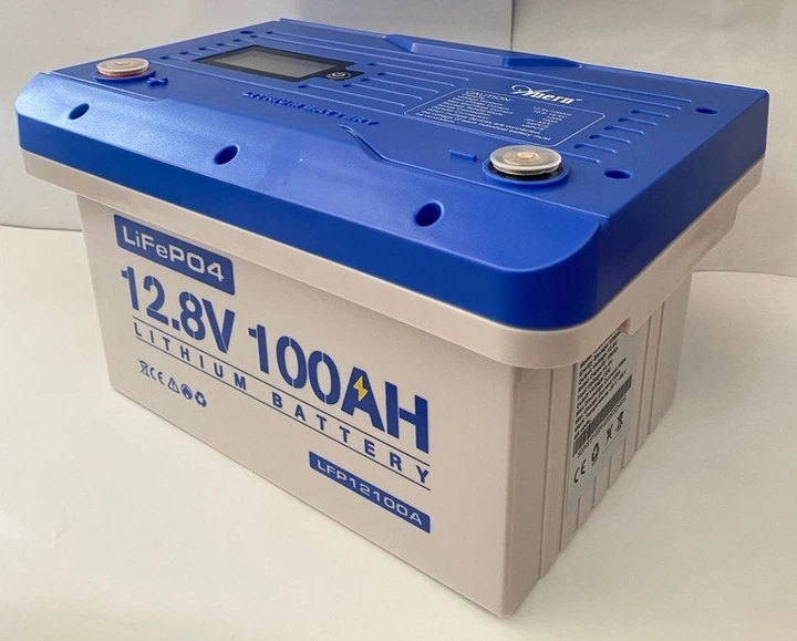 АКБ LiFePO4 ANERN AN-LFP-12100A 12.8 V 100 Ah 1.28KWh 1280 Wh (BMS100) монітор, пластиковий корпус - Фото 1 АКБ LiFePO4 ANERN AN-LFP-12100A 12.8 V 100 Ah 1.28KWh 1280 Wh (BMS100) монітор, пластиковий корпус - зображення 1