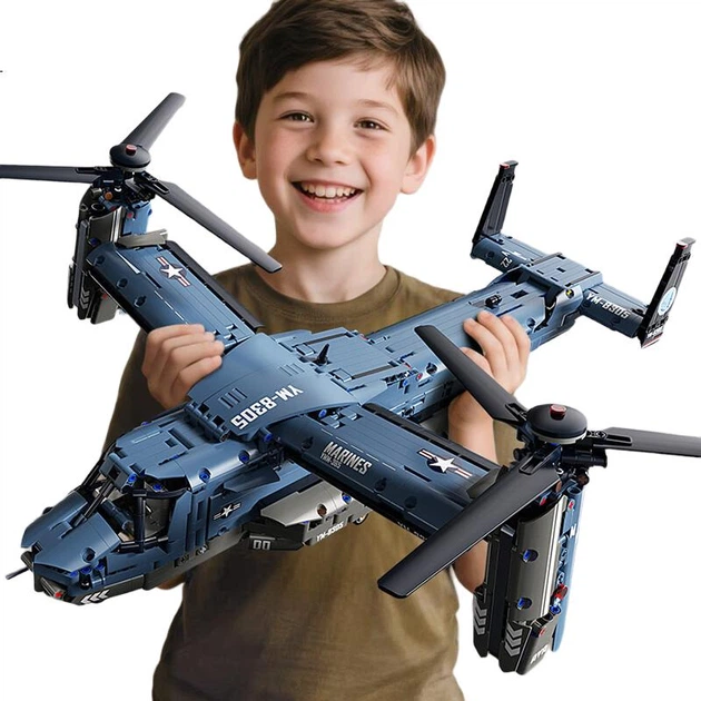 Конструктор Xingya Винищувач Osprey Fighter військова модель - зображення 4