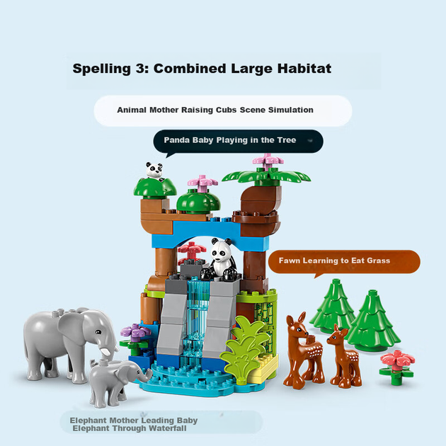 Конструктор LEGO DUPLO Дика природа 3 в 1 92 деталі - зображення 8