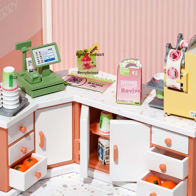 Конструктор Rolife Super World Bubble Tea Shop - Фото 7 Конструктор Rolife Super World Bubble Tea Shop - изображение 7