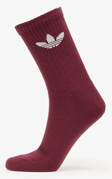Шкарпетки Adidas TR CREW S 6 пар XL (46-48) 65% бавовна зелений, білий, блакитний, чорний, темно-зелений, бордовий - Фото 3 Шкарпетки Adidas TR CREW S 6 пар XL (46-48) 65% бавовна зелений, білий, блакитний, чорний, темно-зелений, бордовий - зображення 3