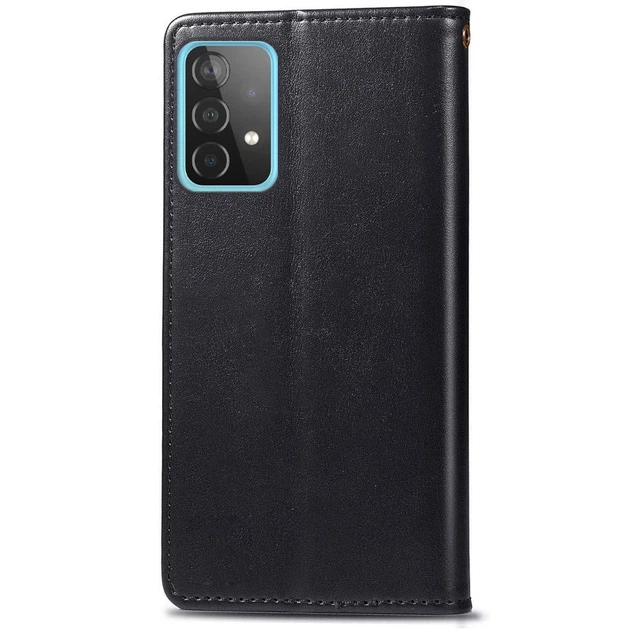 Чехол-книжка GETMAN Gallant из PU-кожи для Samsung Galaxy A52 4G / Samsung Galaxy A52 5G / Samsung Galaxy A52s, с визитницей, функцией подставки и круговой защитой 360° Black - изображение 2