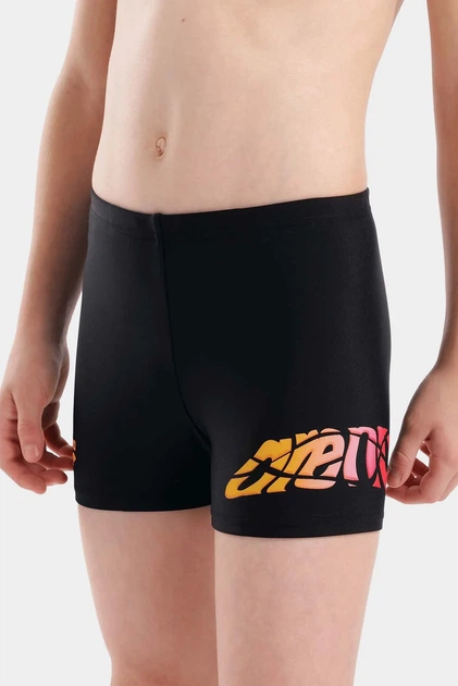 Плавки для мальчиков Arena LETTERING SWIM SHORT черные 116 см - изображение 3