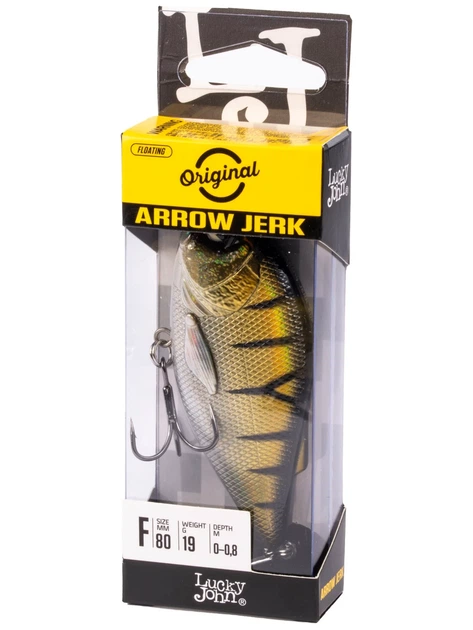 Воблер плавающий LJ Original ARROW JERK F 08.00/002 3 крючка 002 - Фото 2 Воблер плавающий LJ Original ARROW JERK F 08.00/002 3 крючка 002 - изображение 2