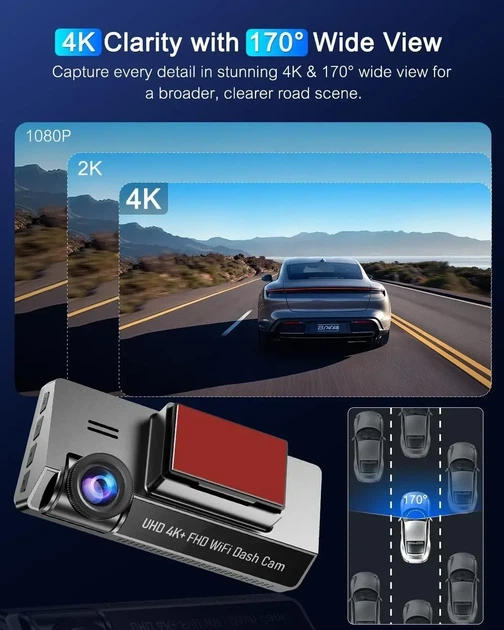 Відеореєстратор CT369 4K Ultra HD POYBPCY - зображення 2
