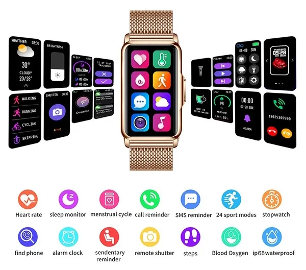 Смарт-годинник Smart Mioband Nano+ OLED 1,47" сталевий золотистий 21,5 см - Фото 10 Смарт-годинник Smart Mioband Nano+ OLED 1,47" сталевий золотистий 21,5 см - зображення 10