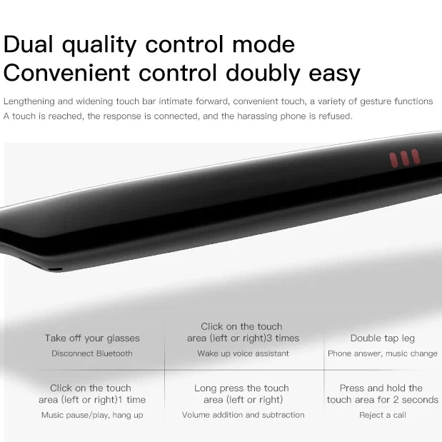 Смарт-очки M01 Bluetooth прозрачные - Фото 8 Смарт-очки M01 Bluetooth прозрачные - изображение 8